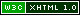 Valid XHTML 1.0 Transitional